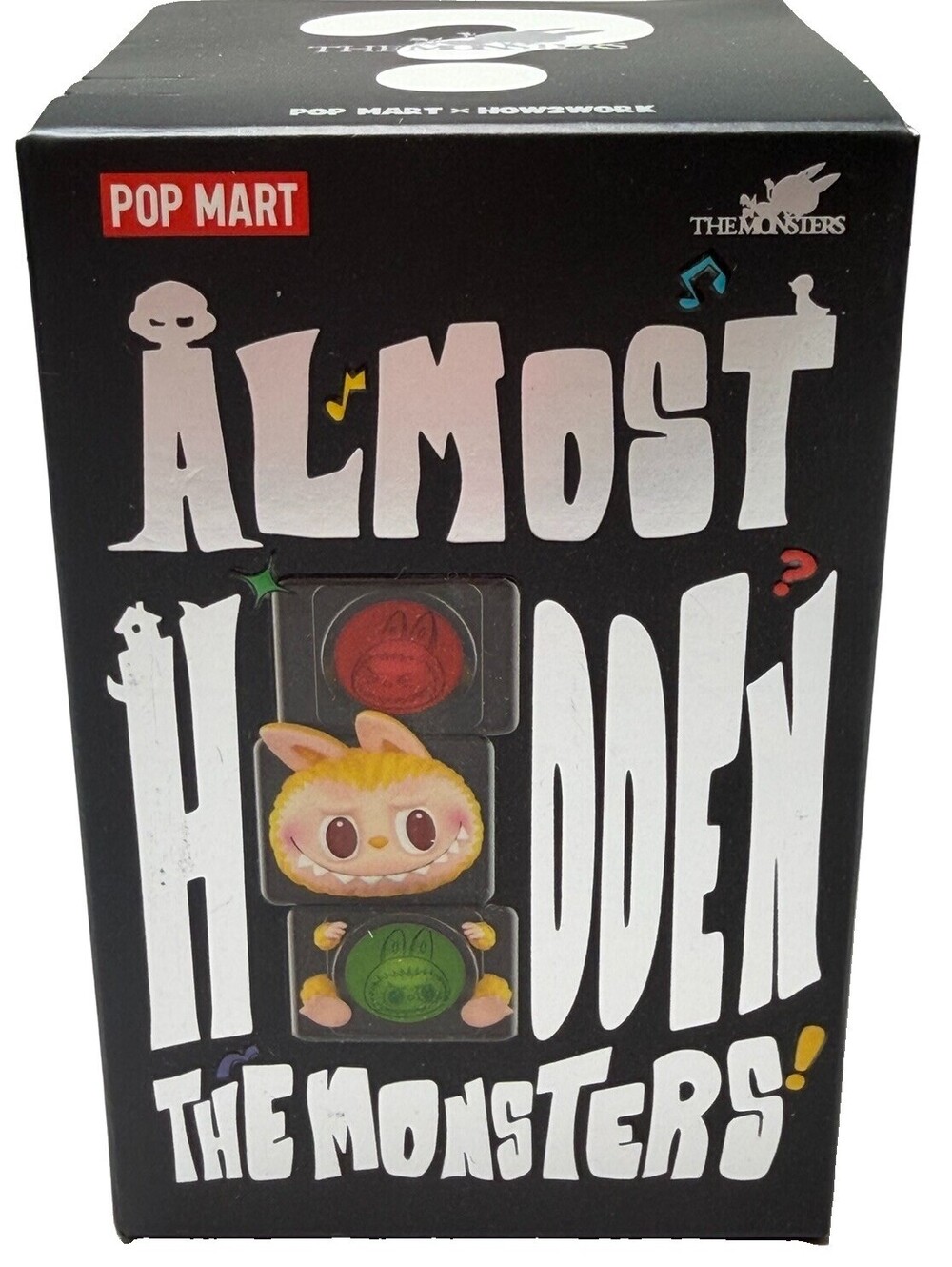 POP MART Labubu The Monsters Almost Hidden Traffic Light Figure HOW2WORK